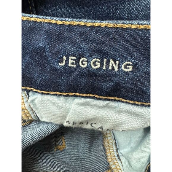 American Eagle Next Level Stretch Jegging Dark Wash Jeans Size 0 Short - Picture 7 of 10